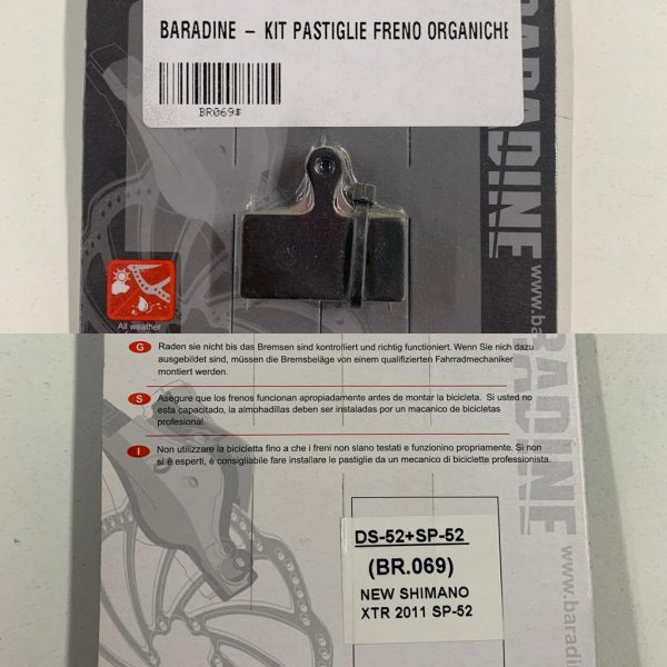 Pastiglie freni a disco Baradine Shimano XTR