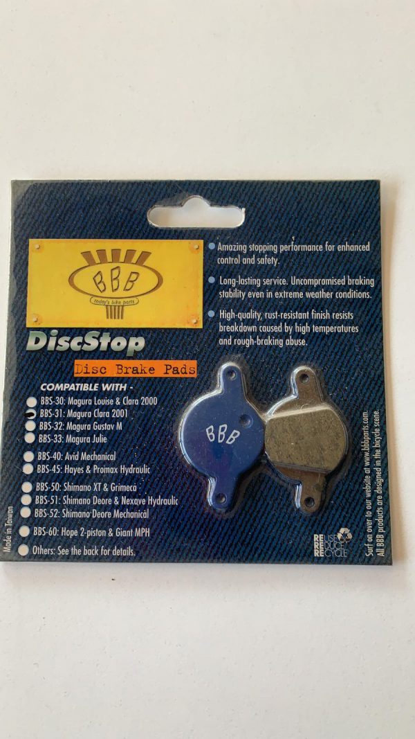 Pastiglie freni a disco BBB
