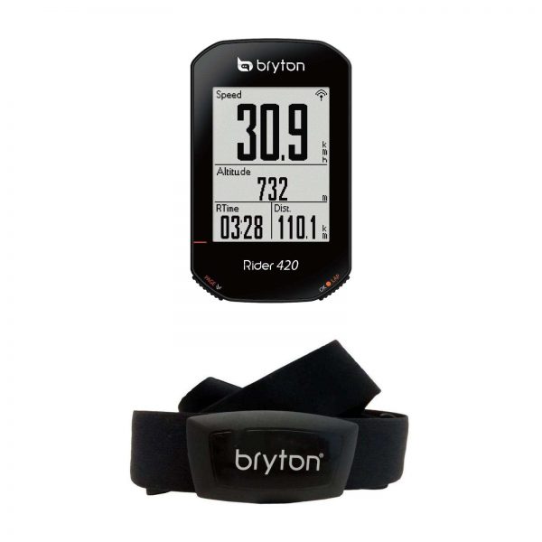 Bryton Rider 420 Bundle (con Fascia)